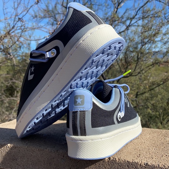 😎 New Reflective Converse Pro Leather OX Low Top Running Sneakers 😎 - Picture 11 of 16